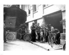 Taking care of  maintenance of the racing bicycles during a rest day in Belfort