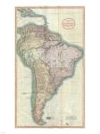 1806 Cary Map of the Western Hemisphere