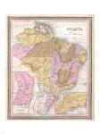 1850 Mitchell Map of Brazil, -1849