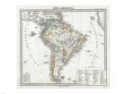 1862 Perthes map of South America