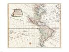 1747 Bowen Map of North America and South America