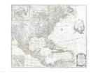 1788 Schraembl - Pownall Map of North America the West Indies