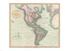 1806 Cary Map of the Western Hemisphere