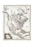 1809 Tardieu Map of North America
