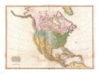 1818 Pinkerton Map of North America