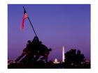 Iwo Jima Memorial at dusk, Washington, D.C.