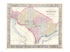1864 Mitchell Map of Washington D.C.