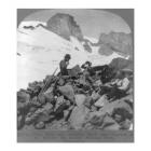 Washington - Mount Rainier Toiling up a steep snowfield