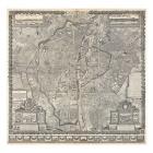 1652 Gomboust Map of Paris, France