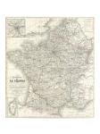 1852 Levasseur Map of France