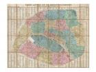 1867 Logerot Map of Paris, France