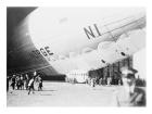 Norge Blimp Leaving Hanger