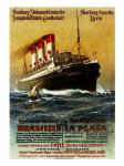 Poster of the Hamburg South American Steamship Company