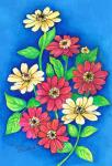 Miniature Autumn Zinnias