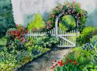 Summer Garden Gate