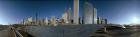 360 degree view of a city, Millennium Park, Jay Pritzker Pavilion, Lake Shore Drive, Chicago, Cook County, Illinois, USA