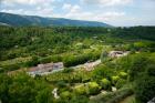 Aerial view of a plant nursery, Menerbes, Vaucluse, Provence-Alpes-Cote d'Azur, France