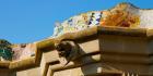 Architectural detail of a building, Park Guell, Barcelona, Catalonia, Spain