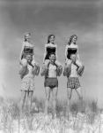 1950s 1960s Three Couples At Beach