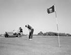 1960s Man Playing Golf Putting