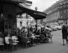 1960s Patrons At Cafe De La Paix Sidewalk Cafe In Paris?