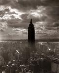 1930s 1940s Empire State Building Silhouetted In Nyc