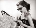 1950s Woman Wearing Bandana