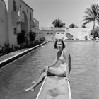 1930s Woman On Pool Diving Board