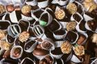 Chocolate Candies In White Paper Cups