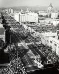 1940s 1950s Aerial View Tournament Of Roses Parade?