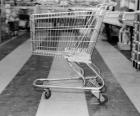 1960s Empty Shopping Cart