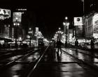 1950s Night Scene Canal Street New Orleans Louisiana Usa