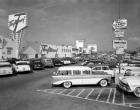 1950s Shopping Center Parking Lot