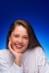 1980s Smiling Teenage Girl Looking At Camera