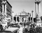 Triumphal Plaster Arch Columns Celebrate Commodore Dewey Manila Victory Spanish American War Madison Square Park NY