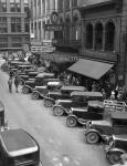 1936 Line Of Angle Parked Cars Downtown Main Street Knoxville Tennessee