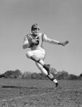 Football Player Running With Ball