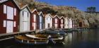 Boats moored at the dock, Sweden