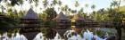 Overwater bungalows in a resort, Bali Hai Hotel,Tahiti