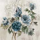 Blue Floral I