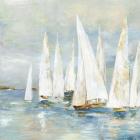 White Sailboats