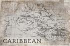 Carribean Map White