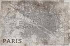 Map Paris White