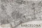 Map Barcelona Beige