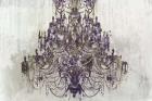 Plum Chandelier on White