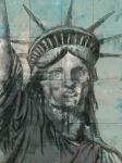 Statue Of Liberty Charcoal