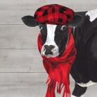 Intellectual Animals III Cow and Scarf