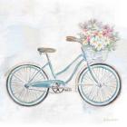 Vintage Bike With Flower Basket I