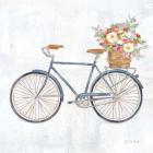 Vintage Bike With Flower Basket II