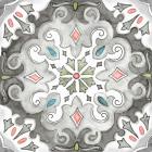 Jewel Medallion Gray I